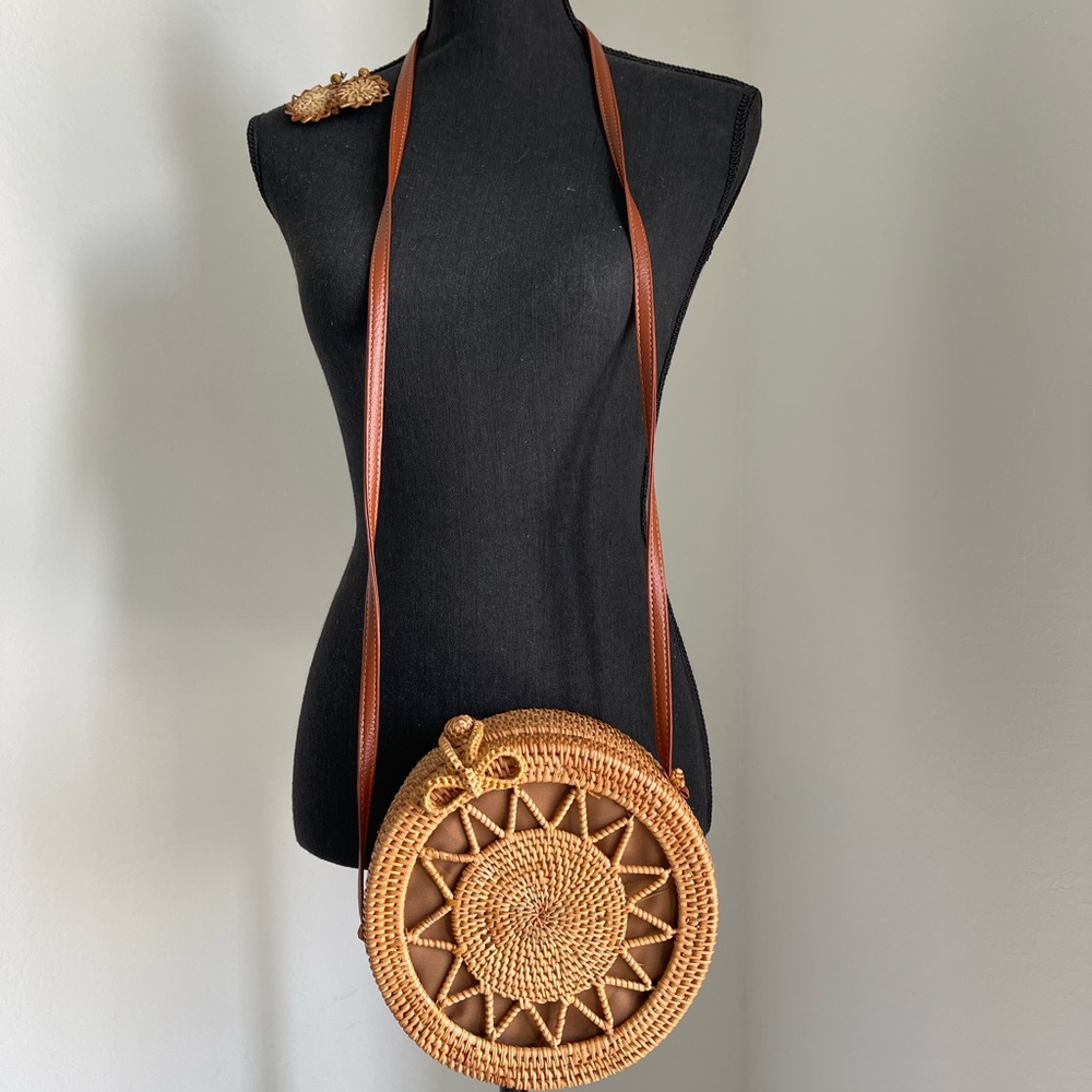Wood handbag handmade brad new